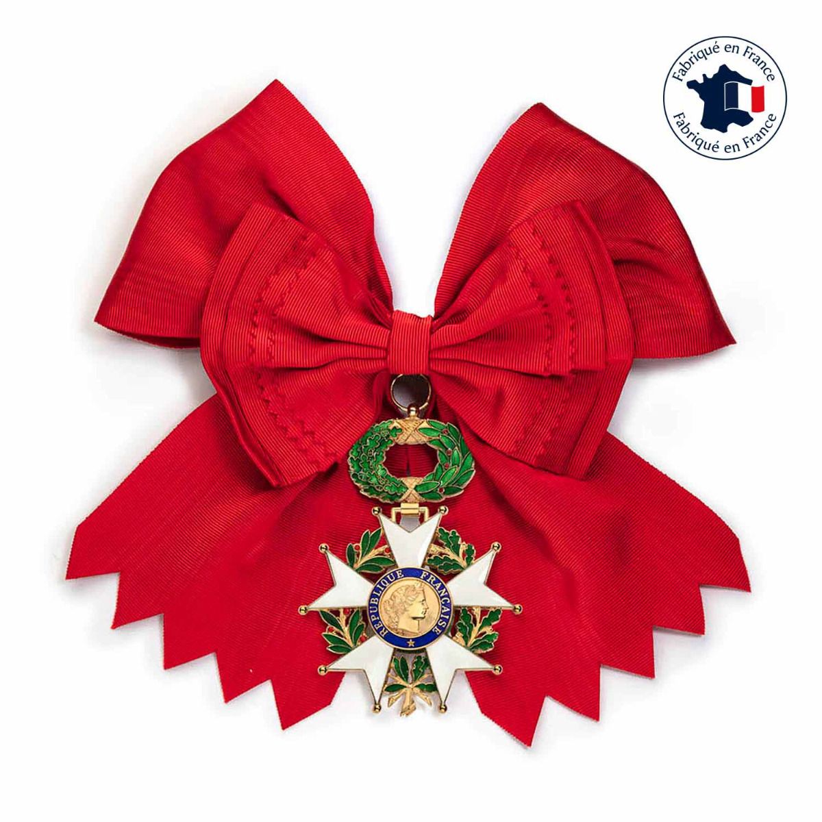 médaille grand croix de la Légion d'honneur avec cordon fabriquée en France
