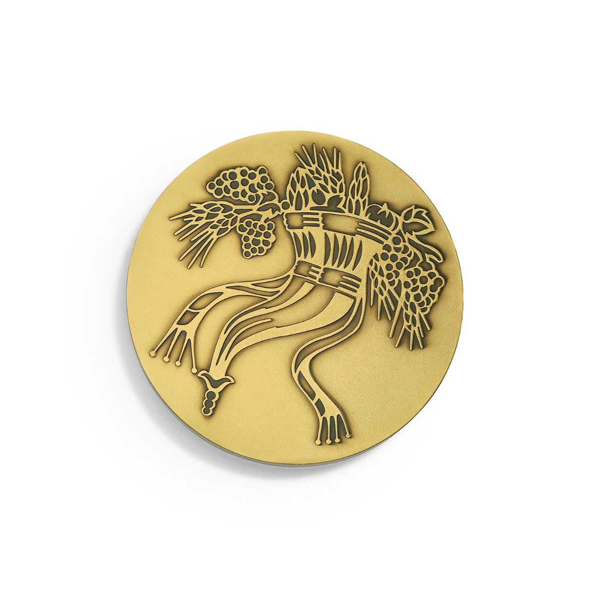 médaille corne d'abondance en bronze