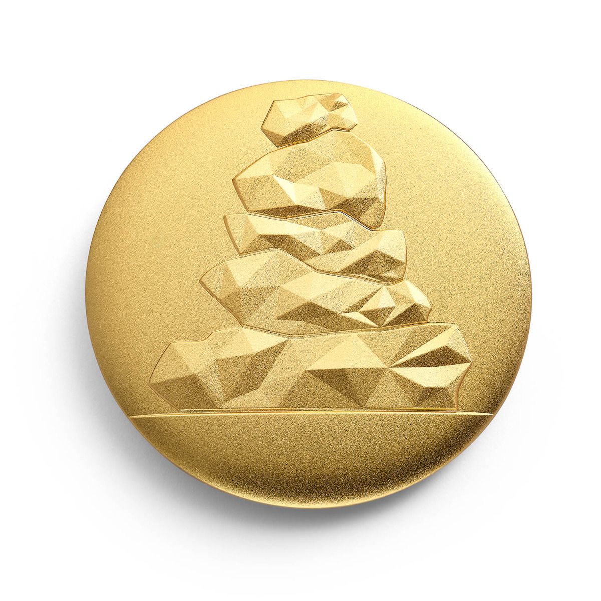 médaille équipe en bronze doré