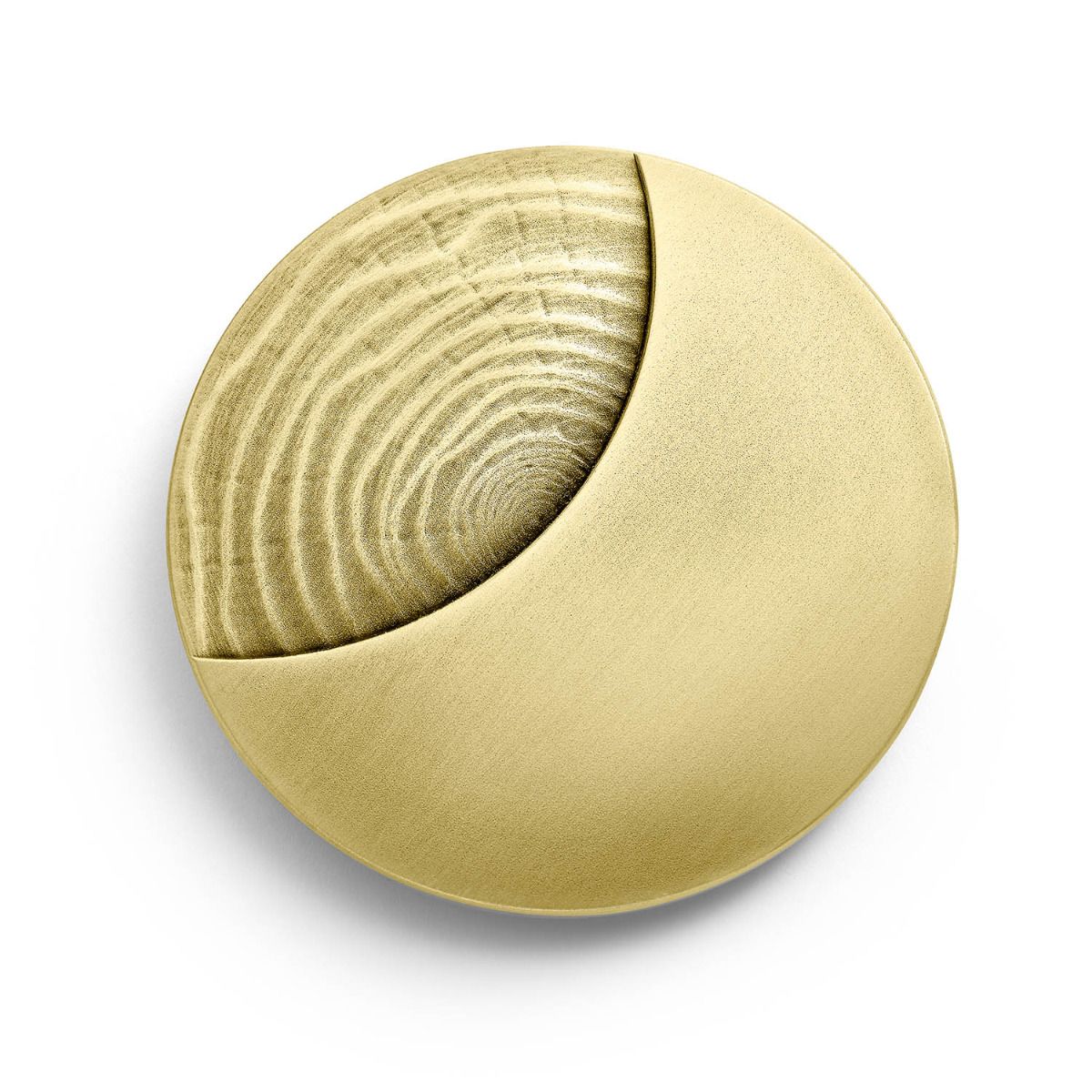 médaille Le temps qui passe en bronze patiné