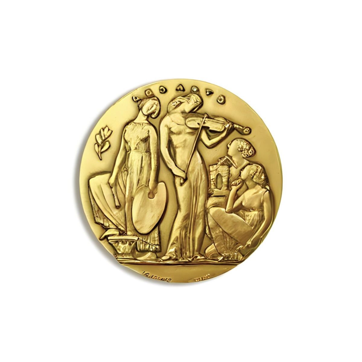 médailles les arts en dorée