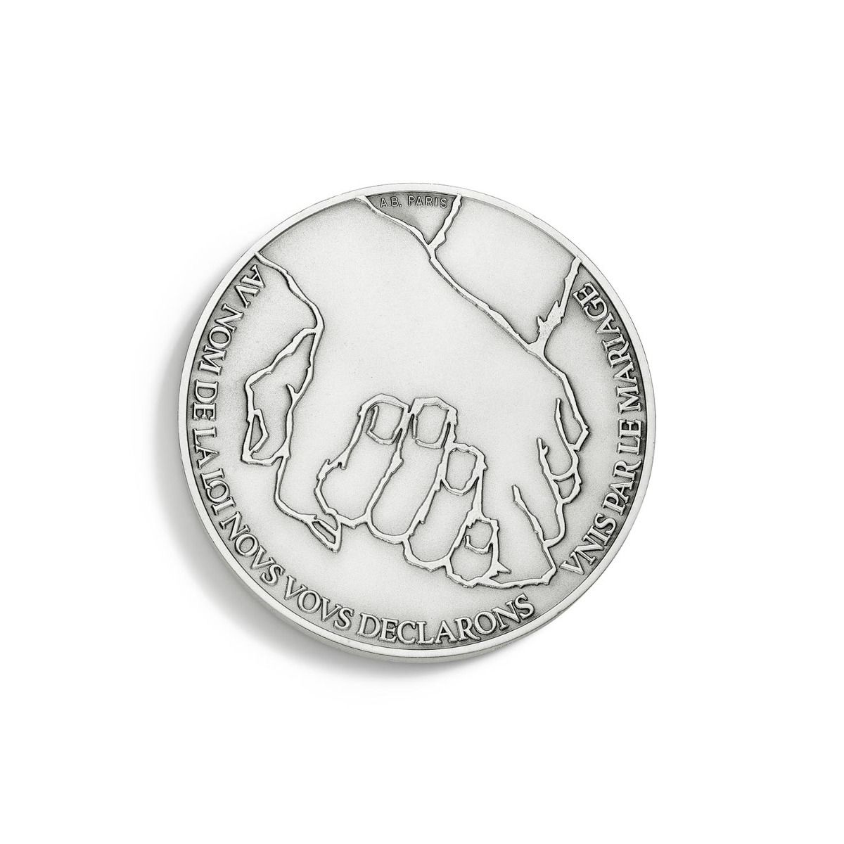 médaille mariage Les Mains