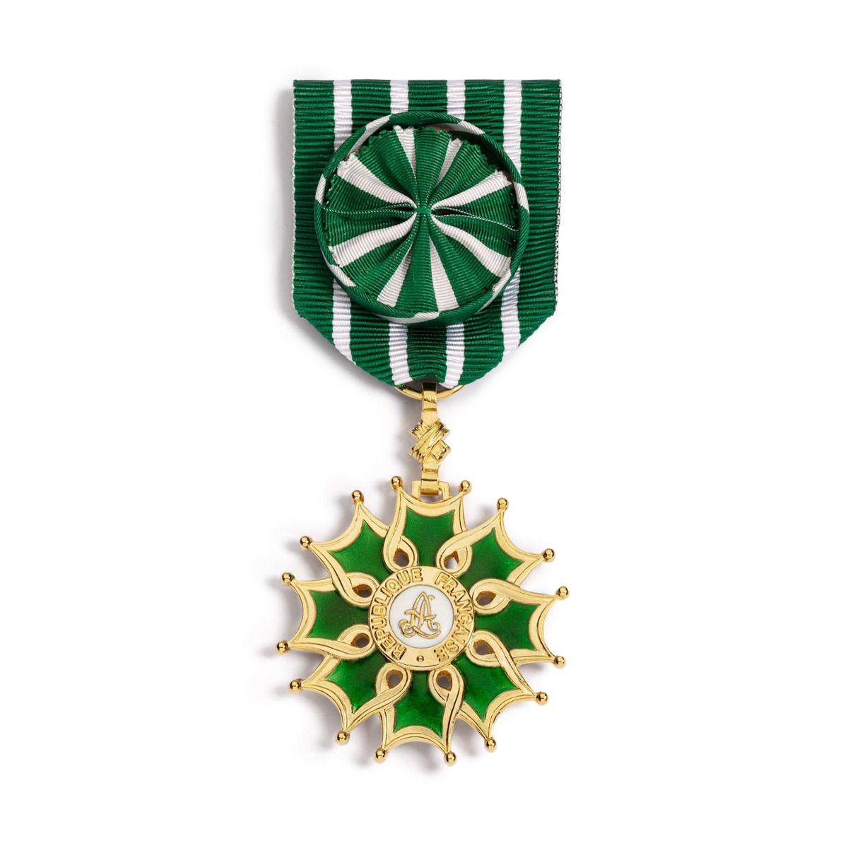Médaille des Arts et Lettres pour Officier en Argent doré face