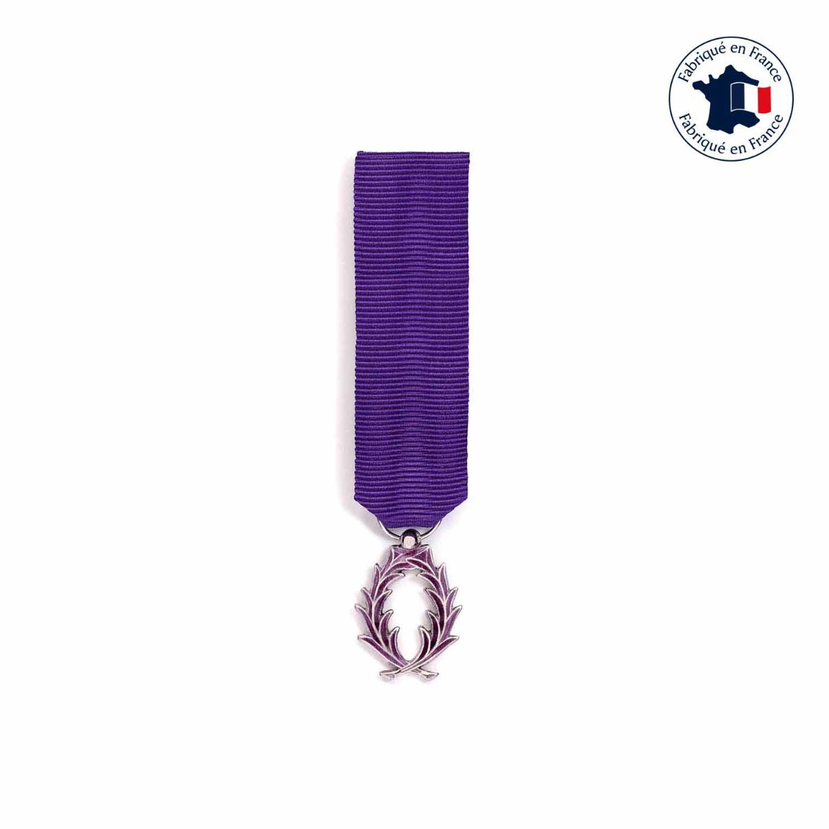 médaille miniature palmes académiques chevalier