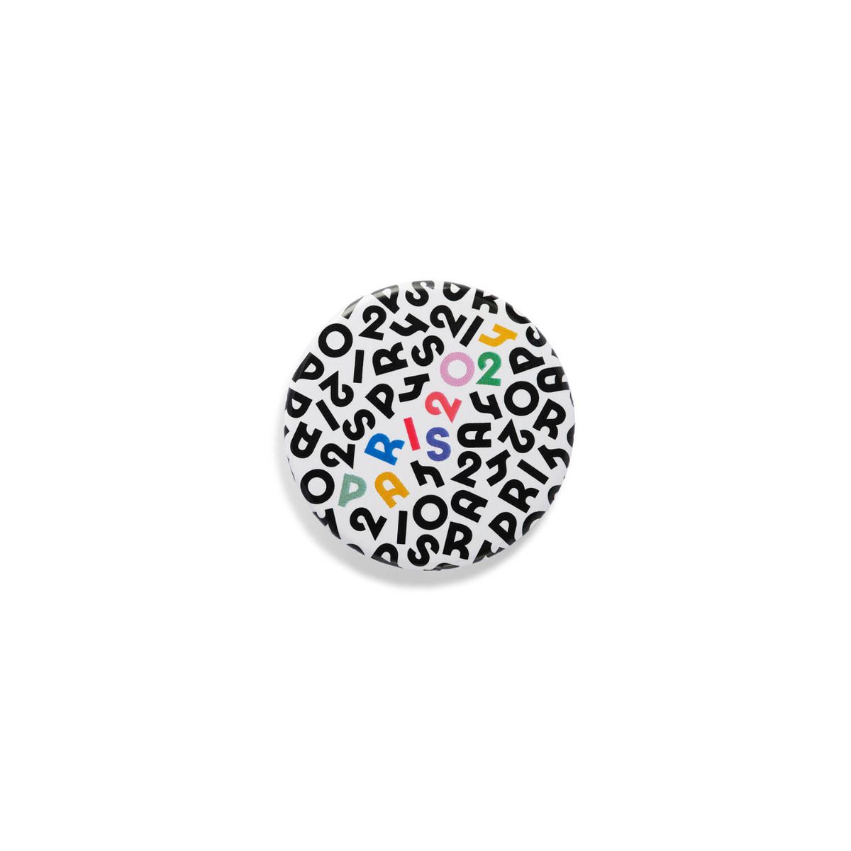 Badge JO 2024 - Paris 2024 Pattern en aluminium