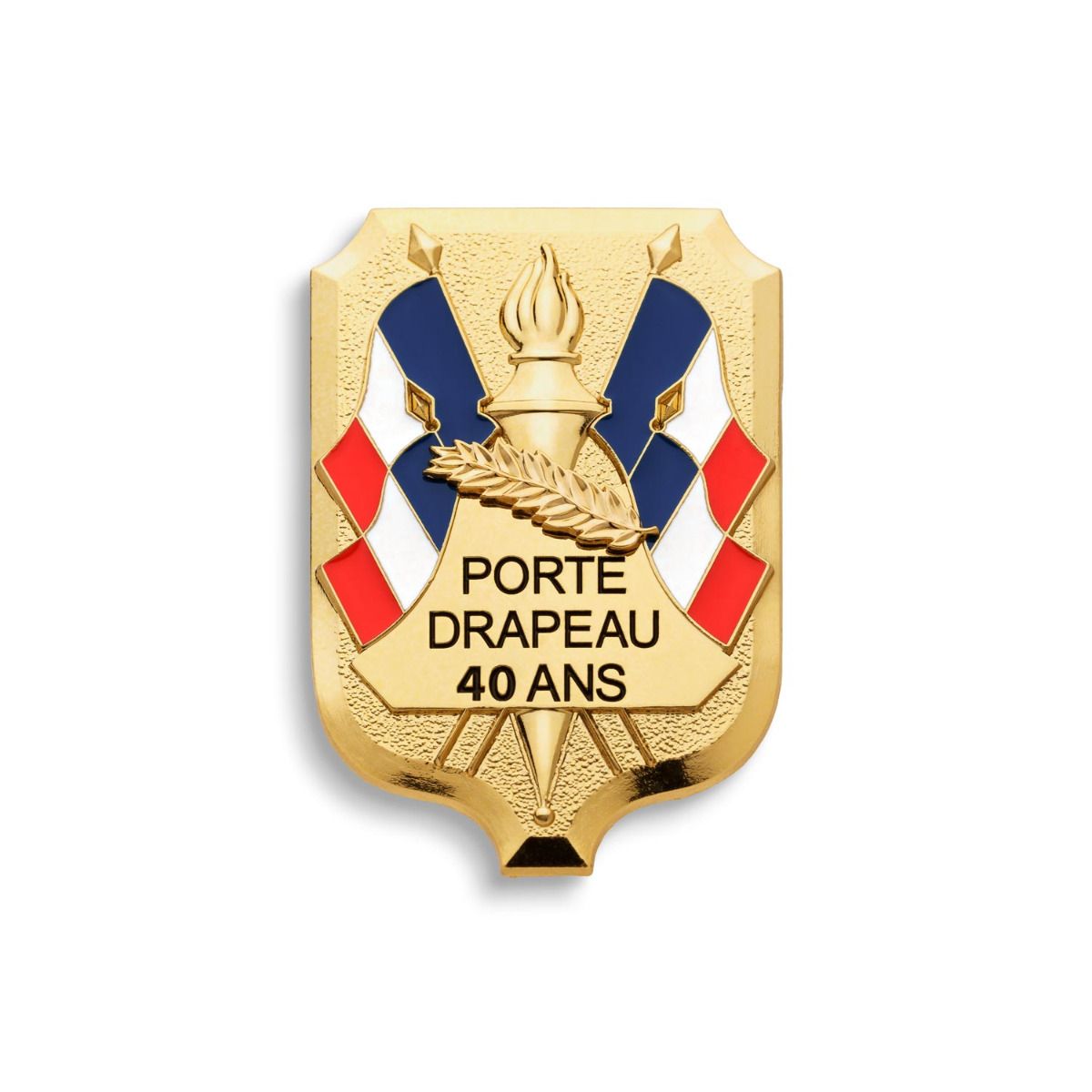 insigne porte-drapeau 40 ans grand modèle