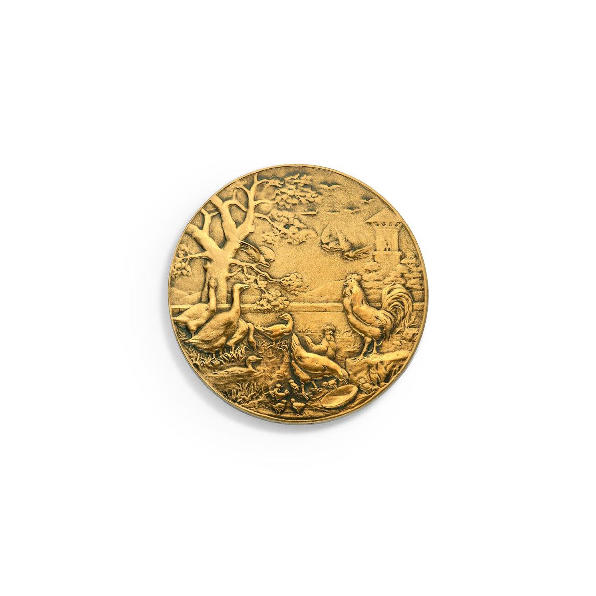 médaille aviculture Desaide en bronze