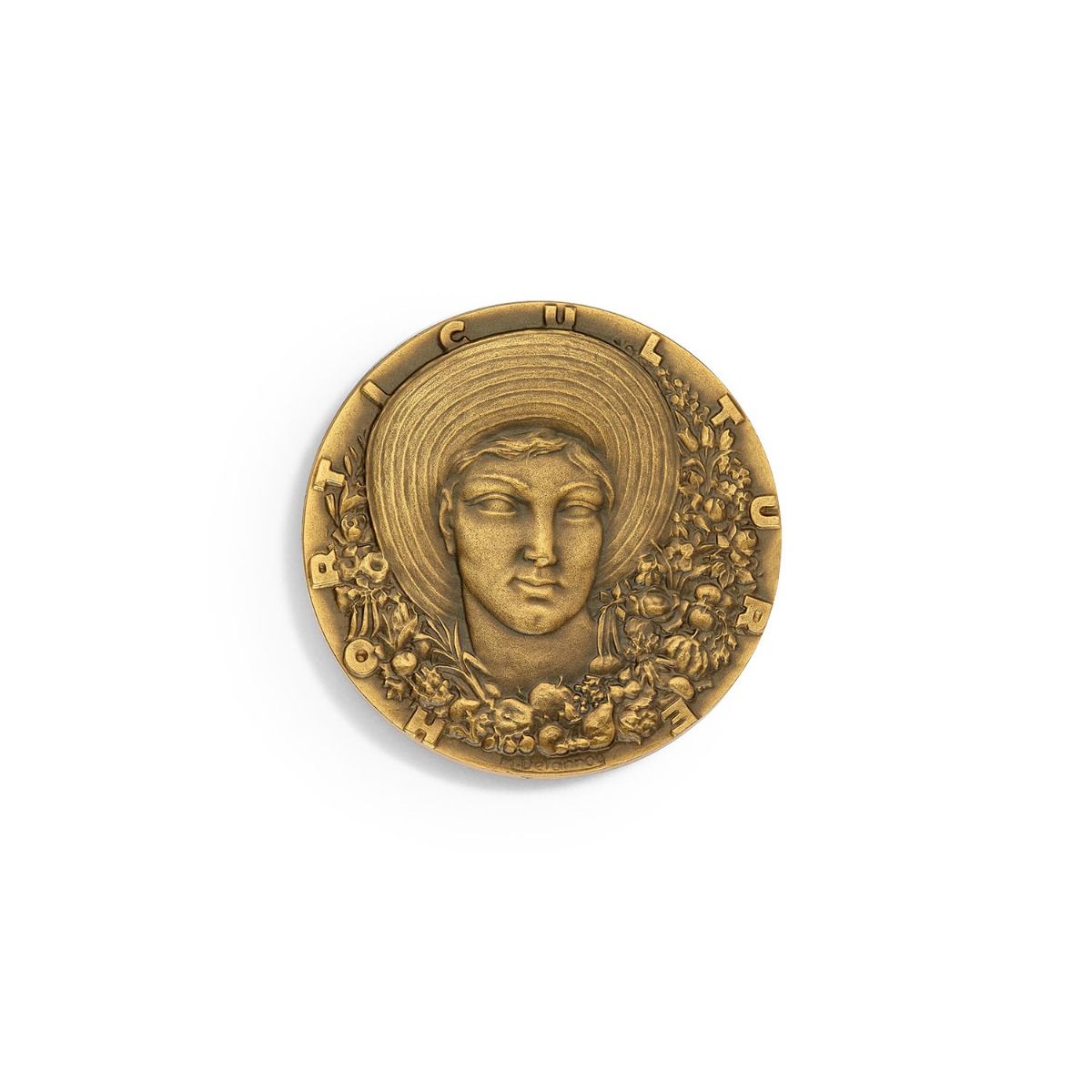 médaille horticulture en bronze de Delannoy