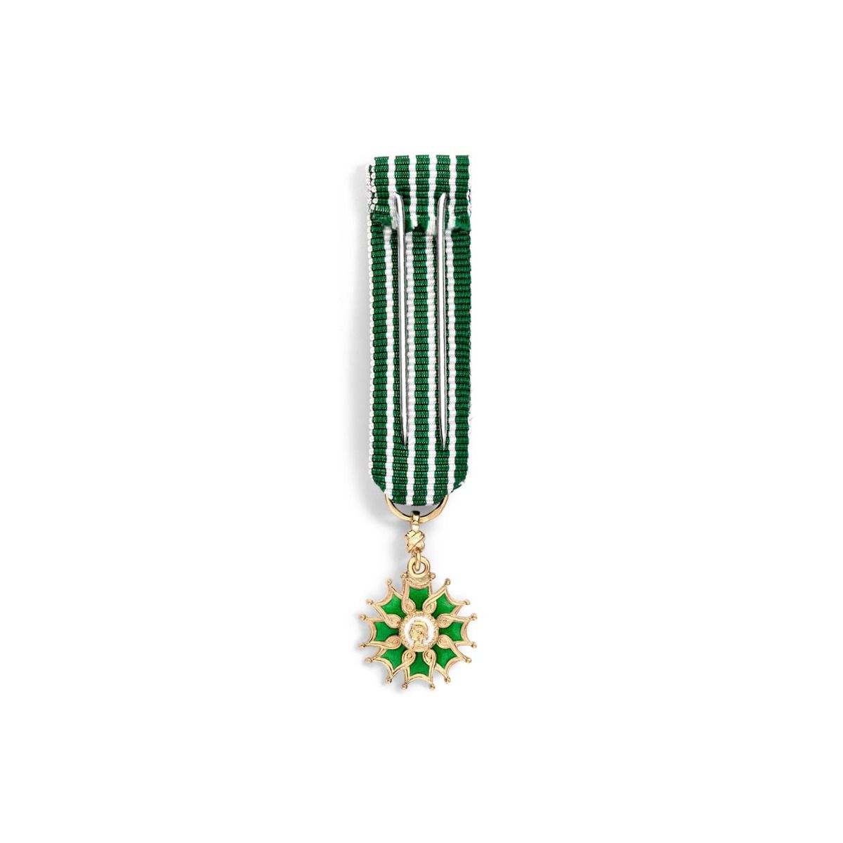 Miniature des Arts et Lettres Officier en Argent doré revers
