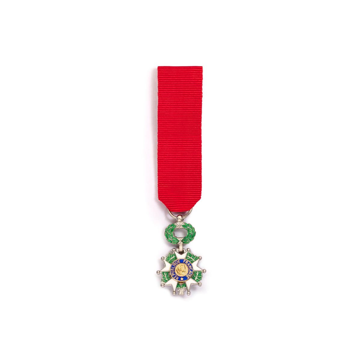 Miniature de la Légion d'Honneur Chevalier en Argent face