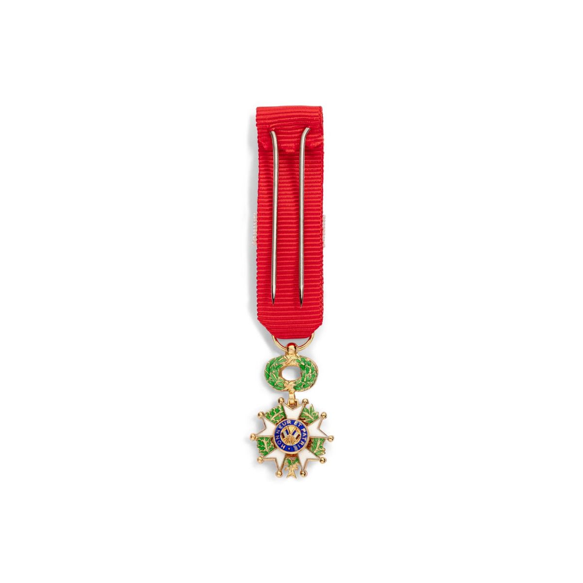 Miniature de la Légion d'Honneur Commandeur en Argent doré revers