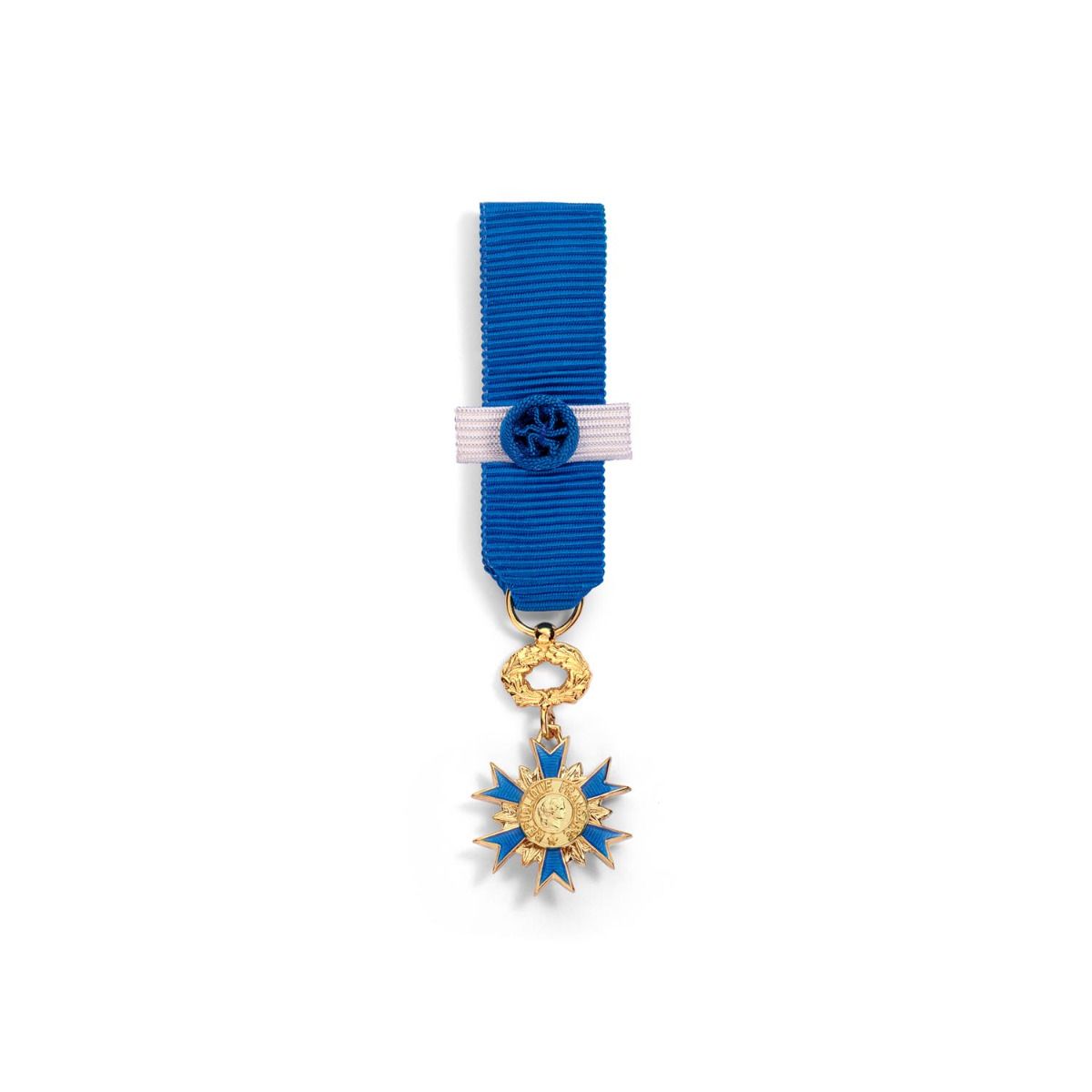 Miniature de l'Ordre National du Mérite Commandeur en Argent doré face