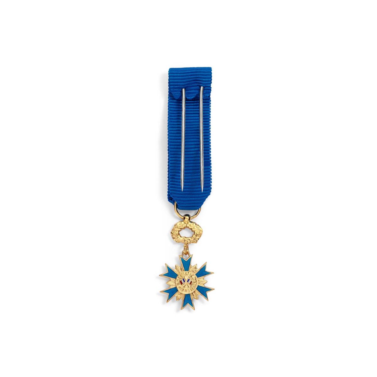 Miniature de l'Ordre National du Mérite Officier en Argent doré revers