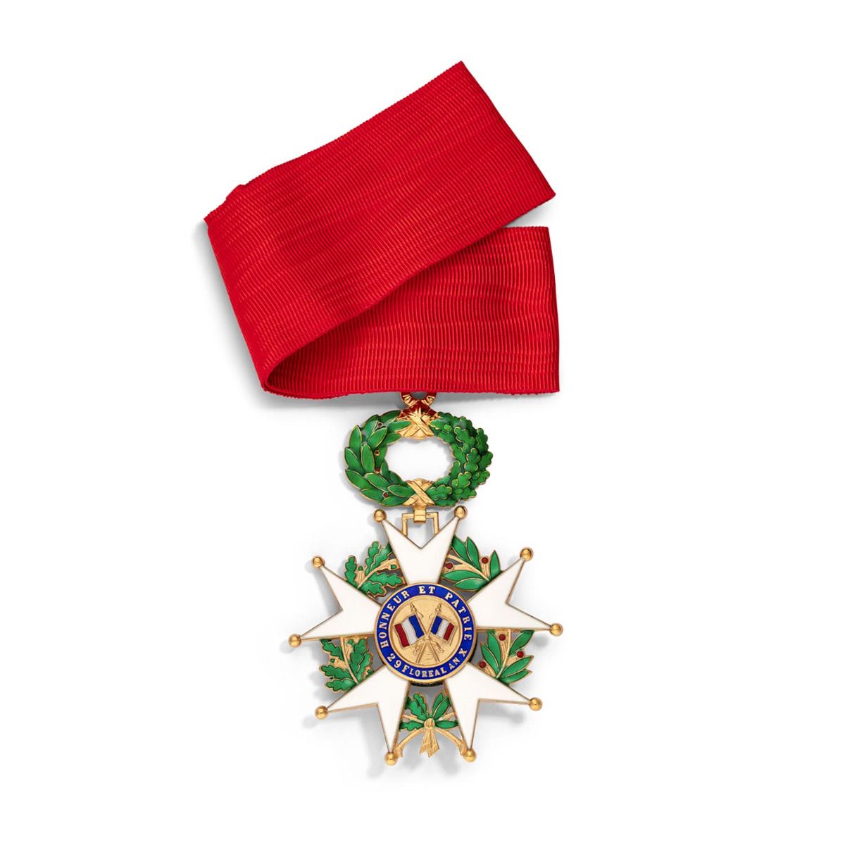 Médaille de la Légion d'Honneur pour Commandeur en Argent doré revers