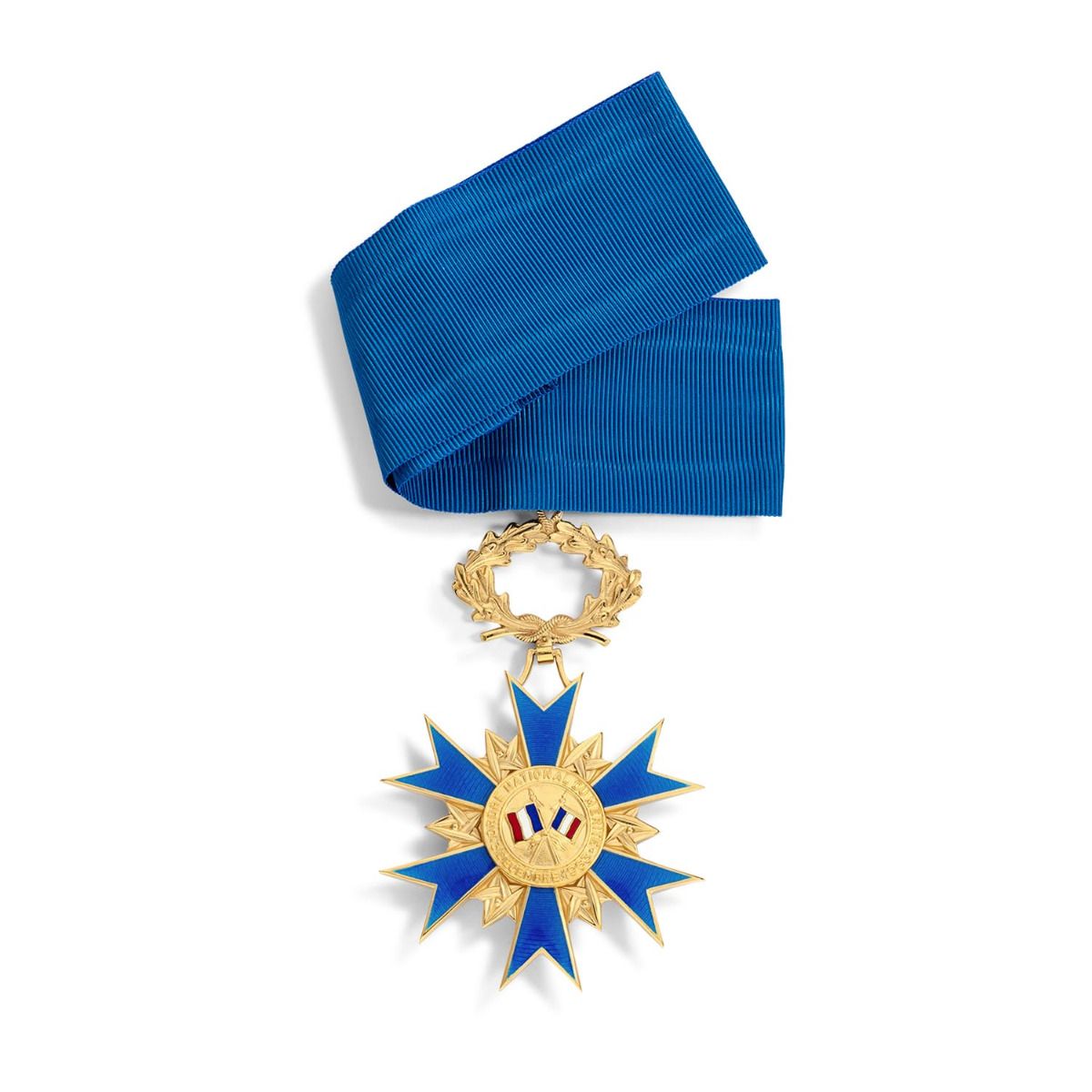 Médaille de l'Ordre National du Mérite pour Commandeur en Argent doré revers