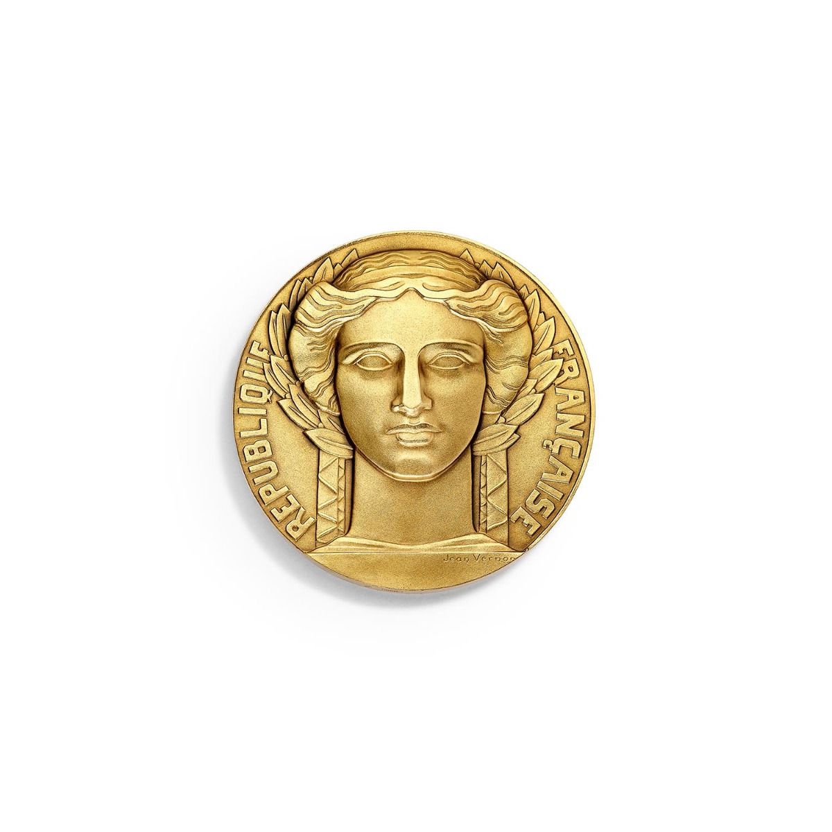 médaille République française de Vernon en bronze
