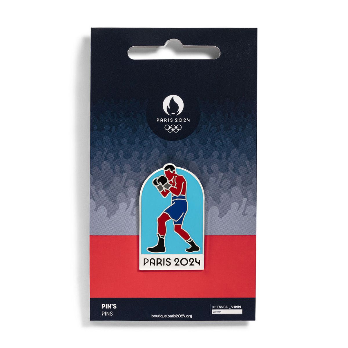 2024 Olympics pin badge - Combat - Boxing