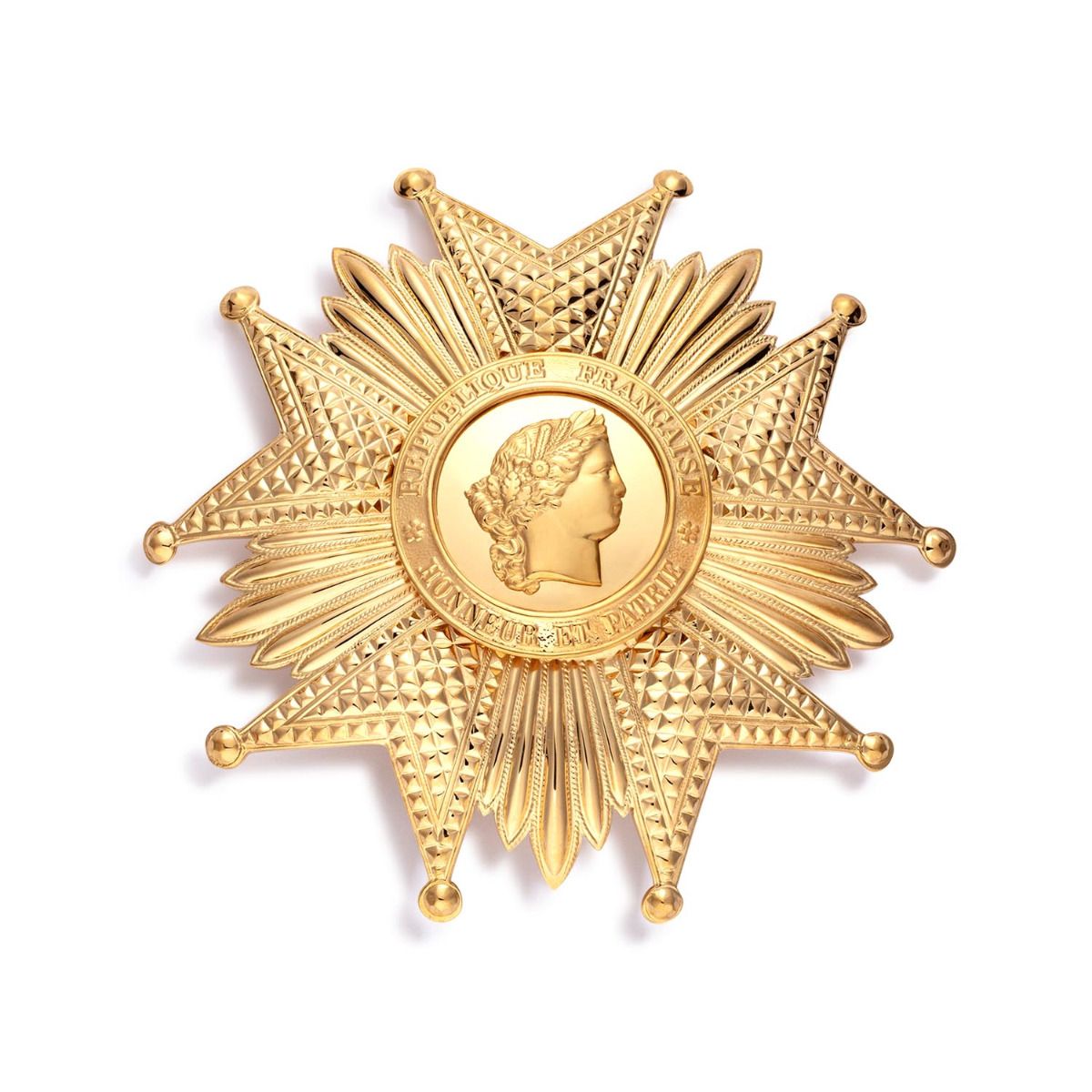 Plaque de la Légion d'Honneur pour Grand-Croix en Argent doré