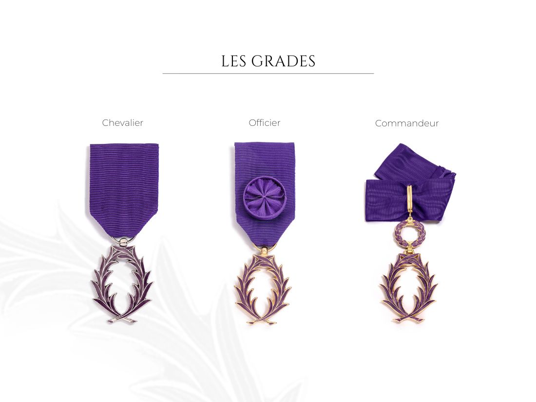 les grades des palmes académiques