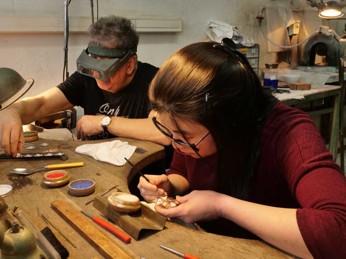 apprentissage émail grand feu