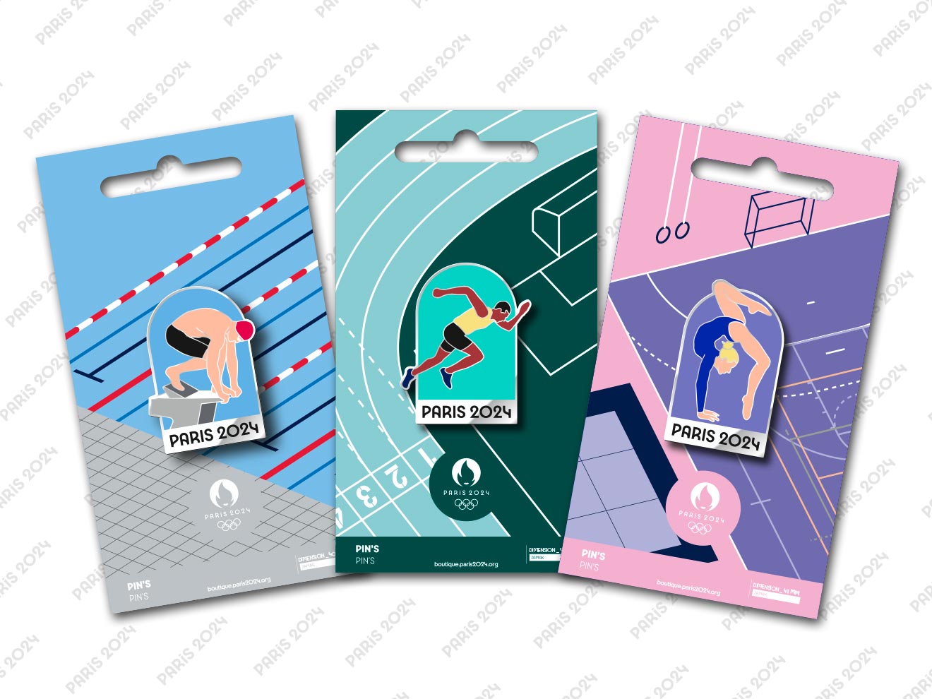 Pin's JO 2024 collection Les Sports disciplines