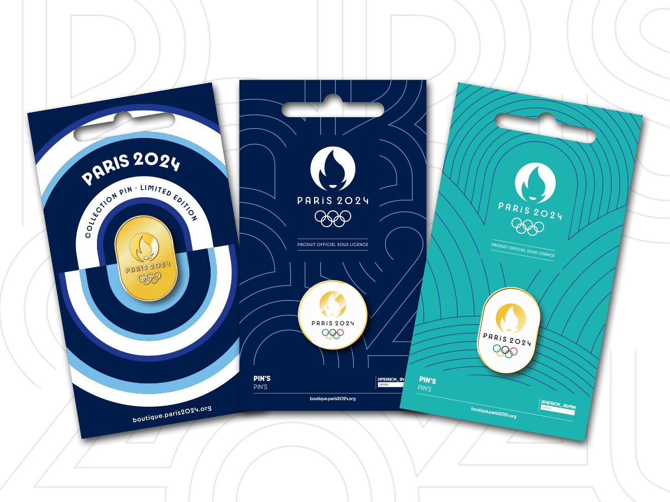 pin's JO Paris 2024 collection Paris 2024