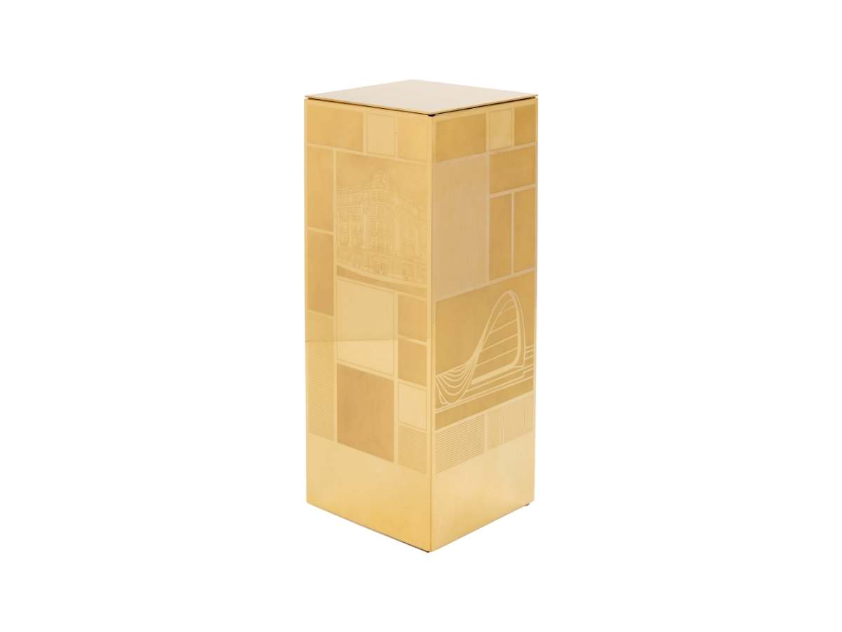 trophée cube doré Placoplâtre